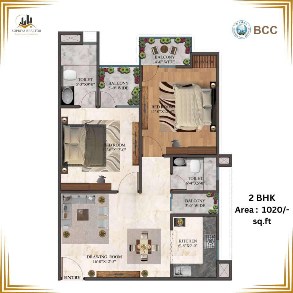 bcc greens flat