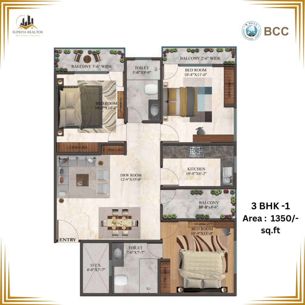 bcc greens flat